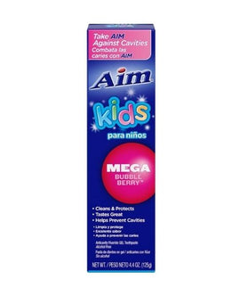 Aim Kids Toothpaste Mega Bubble Berry - 125 g