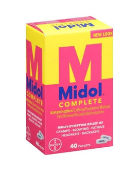Midol Complete Maximum Strength Pain Reliever Caplets 40