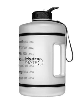 Motivational Gallon Straw Water Bottle (Clear)