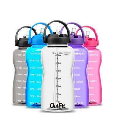 Water Bottle With Straw, BPA Free Water Bottle, Clear Water Bottle